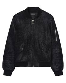 John Elliott Bogota leather bomber jacket - Black