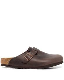 Birkenstock buckle-fastening slip-on sandals - Brown