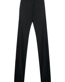 Valentino Garavani stripe pleating track pants - Black