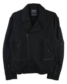 Yohji Yamamoto Re felted biker jacket - Black