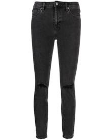 Ksubi Spray On Hell Cat cropped jeans - Black