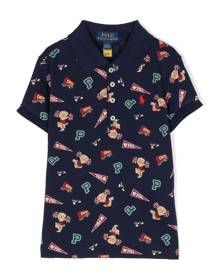 Polo Ralph Lauren Polo Bear-print polo shirt - Blue