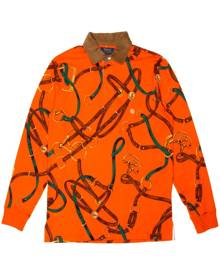 Polo Ralph Lauren Bridle-print rugby polo shirt - Orange