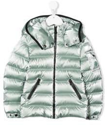 Moncler Enfant metallic down-padded jacket - Green