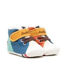 Miki House colour-block touch-strap sneakers - Multicolour