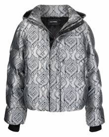 Daily Paper Lotan metallic puffer jacket - Grey