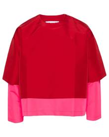 Sunnei layered double-sleeve T-shirt