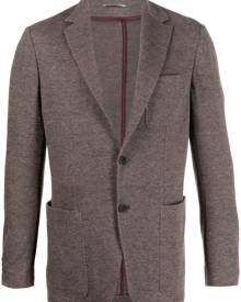 Canali tailored tweed blazer - Brown