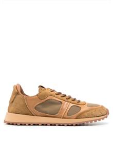 Buttero Futura panelled suede sneakers - Brown