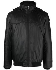 BOSS zipped hooded lightweight jacket - Black