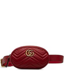 Gucci Pre-Owned 2000-2015 GG Marmont belt bag - Red