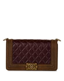 CHANEL Pre-Owned medium Boy Chanel shoulder bag - Brown