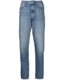 Calvin Klein Jeans high-rise cotton mom jeans - Blue