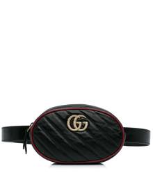 Gucci Pre-Owned 2017 GG Marmont Torchon belt bag - Black