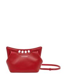 Alexander McQueen mini The Peak clutch bag - Red