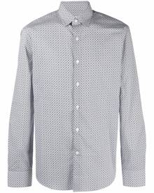 Ferragamo Gancio all-over print shirt - White