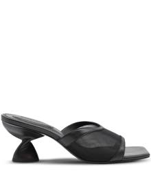 Simkhai Nixxi 80mm mesh mules - Black
