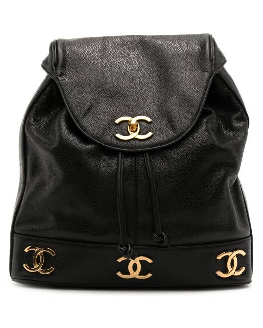 Cloth backpack Chanel Beige in Cloth - 29335777