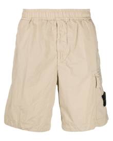 Stone Island Compass-badge cargo shorts - Neutrals