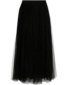 Fabiana Filippi tulle midi skirt - Black