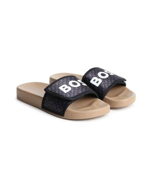 Hugo Boss BOSS Match Slides, Black, 10 : Amazon.ca: Clothing, Shoes &  Accessories