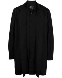 Yohji Yamamoto long-sleeve layered shirt - Black