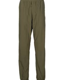 MSGM logo-embroidered tapered trousers - Green