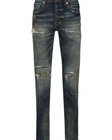 Purple Brand Repair distressed skinny jeans - Blue