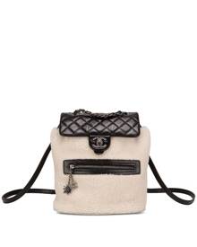 CHANEL Pre-Owned Mountain shearling backpack - Black