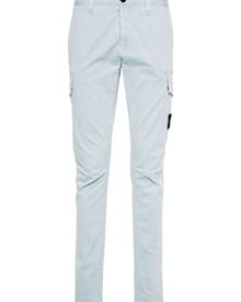 Stone Island Compass-patch cargo trousers - Blue