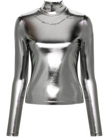 Diesel T-Meta long-sleeve T-shirt - Silver