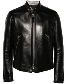 TOM FORD Café Racer leather biker jacket - Black