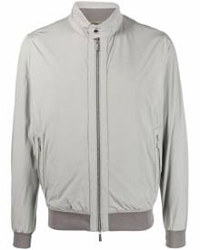 Moorer zip-fastening bomber jacket - Grey