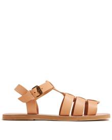 Ancient Greek Sandals flat leather sandals - Brown