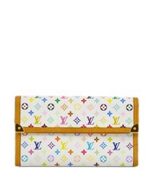 Louis Vuitton Pre-Owned x Takashi Murakami 2004 Tresor continental wallet - White Louis Vuitton Pre-Owned x Takashi Murakami 2004 Tresor continental wallet - White