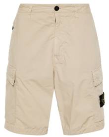 Stone Island Compass-badge cargo shorts - Neutrals