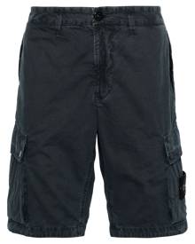 Stone Island Compass-badge cargo shorts - Black