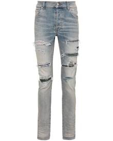 AMIRI Trasher ripped skinny jeans - Blue