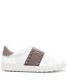 Valentino Garavani Rockstud Untitled leather sneakers - White