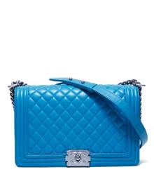 CHANEL Pre-Owned 2014 Boy shoulder bag - Blue