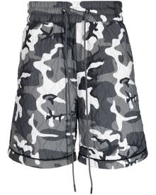 Mostly Heard Rarely Seen quilted drawstring-waistband shorts - Multicolour