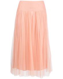 ZIMMERMANN tulle midi skirt - Pink