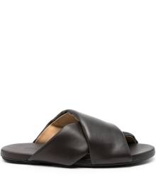 Marsèll Spanciata leather sandals - Brown