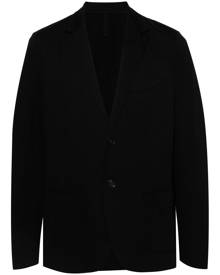 Harris Wharf London cotton-blend seersucker blazer - Black