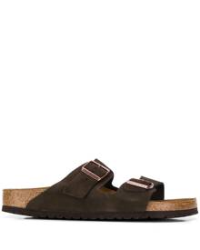 Birkenstock double strap slip-on sandals - Brown