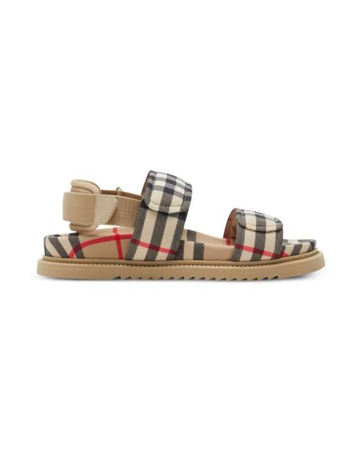 Burberry libbie 2025 patent leather slides