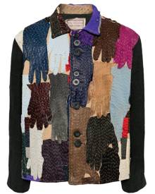 By Walid patchwork shirt jacket - Multicolour