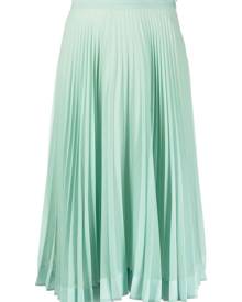 Plan C pleated midi skirt - Green