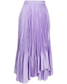 Simkhai Mckenna pleated midi skirt - Purple