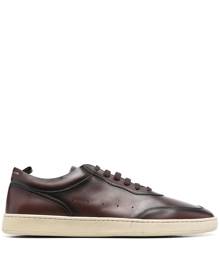 Officine Creative logo-print lace-up sneakers - Brown